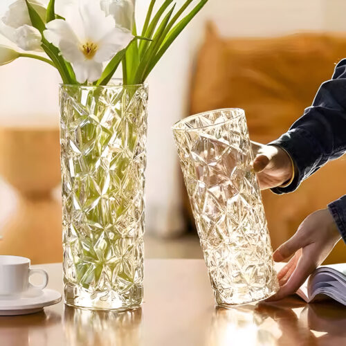 14cmx30cm Heavy Duty Glass Vase Crystal Clear - Image 9