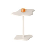 42x28cm White Minimalist Cloud Shaped Table Durable Accent