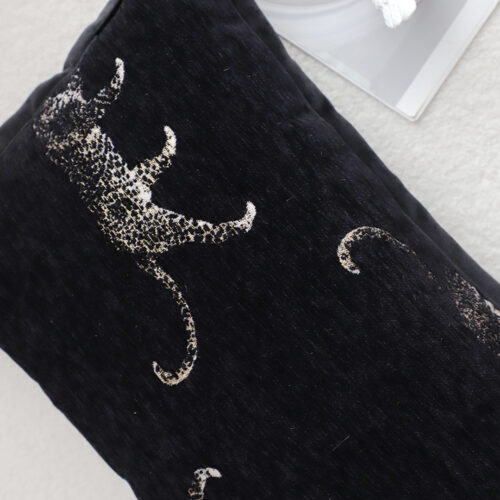 2x 35cm Black Throw Pillow Elegant Decorative Cushion Living Room Modern Decor - Image 7