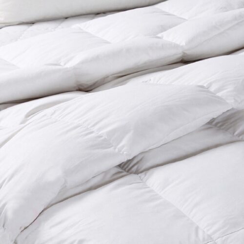 Royal Comfort Goose Deluxe Feather Down Quilt 500gsm Single Bed Doona Duvet Comforter - Image 2