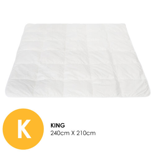 Deluxe 260GSM Eco Silk Touch Quilt King Bed Doona Duvet Comforter - Image 2