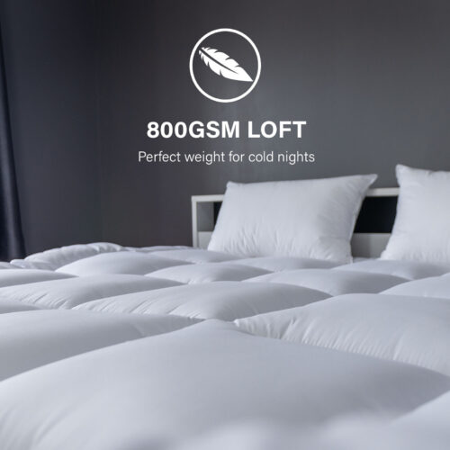 Royal Comfort 800GSM Silk Quilt Queen Bed Doona Duvet Bed Cover Comforter - Image 5