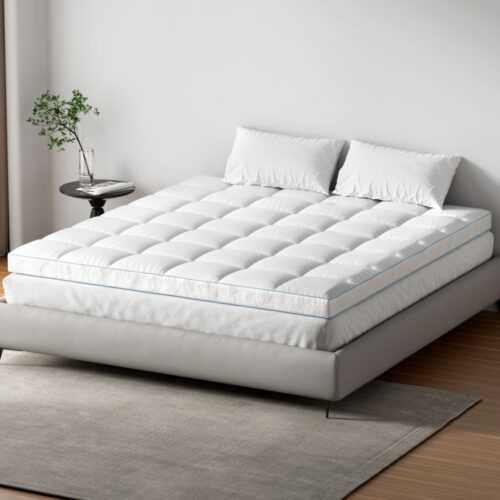 Giselle Bedding Mattress Topper Pillowtop Bamboo 10cm King - Image 7
