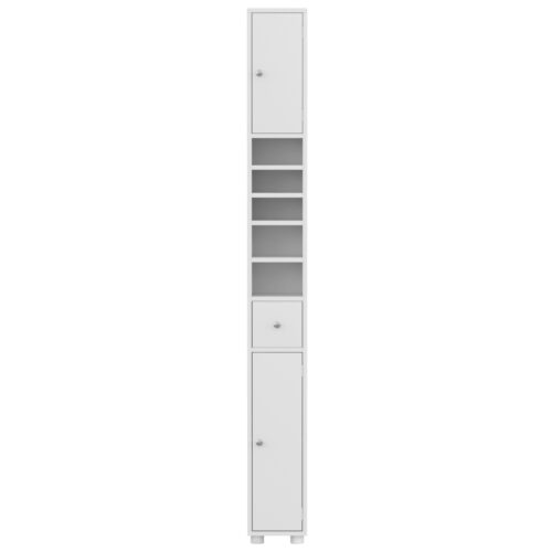 Artiss Bathroom Storage Cabinet 180cm Tall Slim Floor Cupboard Toilet Narrow Linen Tower - Image 5