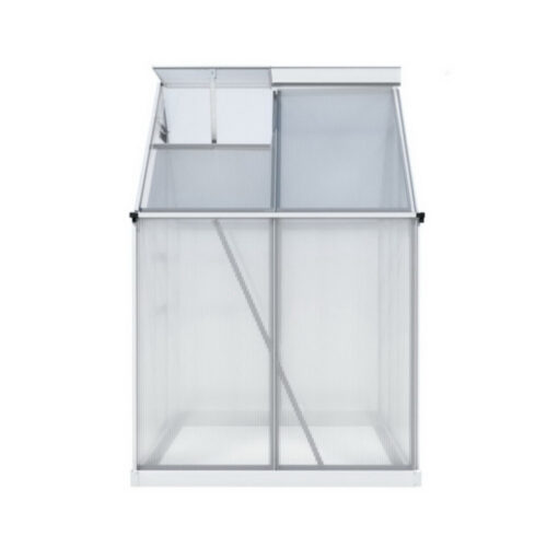Green Fingers Greenhouse Aluminium Polycarbonate Premium Garden Storage Shed 1.3Mx1.9Mx2.0M - Image 2