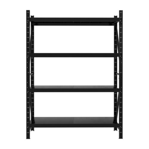 2Mx1.5M Giantz Garage Shelving Warehouse Rack Black - Image 3