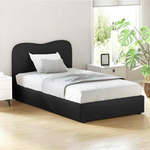 Artiss Bed Frame King Single Size Boucle DARA - Image 7