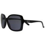 Oakley OO 9125-01 Beckon Polished Black Grey Lens Womens Vintage Rare Sunglasses