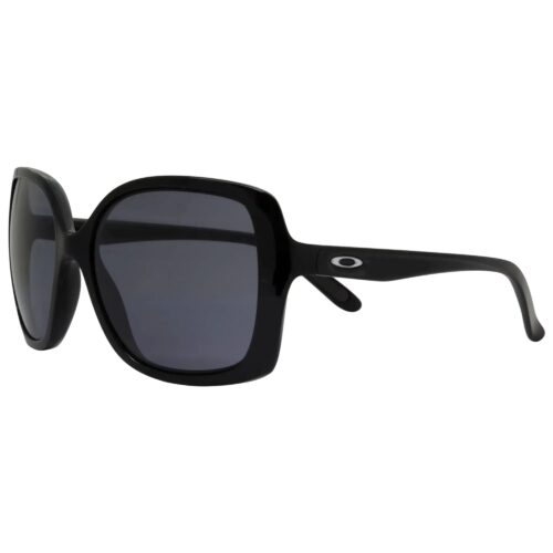 Ex Display Oakley OO 9125-01 Beckon Polished Black Grey Womens Rare Sunglasses