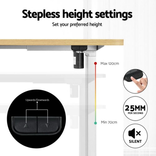 Artiss Electric Treadmill with 120cm Automatic Standing Desk Walking Pad 400mm - Image 5