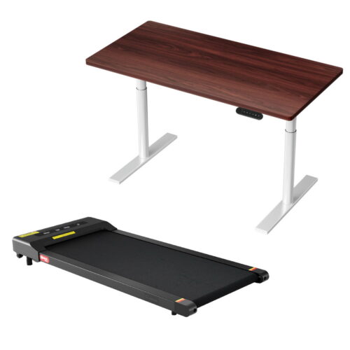 Artiss 400mm Treadmill Electric Walking Pad with 120cm Automatic Standing Desk