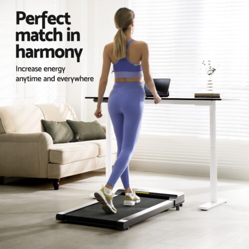 Artiss 400mm Treadmill Electric Walking Pad with 120cm Automatic Standing Desk - Image 4