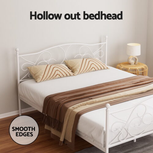 Artiss Bed Frame Queen Size Metal Bed Frame GROA - Image 4