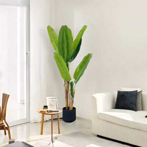 2x 160cm Banna Plant Bird of Paradise Tree Artificial Plant Home Accent Decor - Image 4