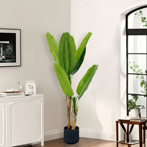 2x 160cm Banna Plant Bird of Paradise Tree Artificial Plant Home Accent Decor - Image 5