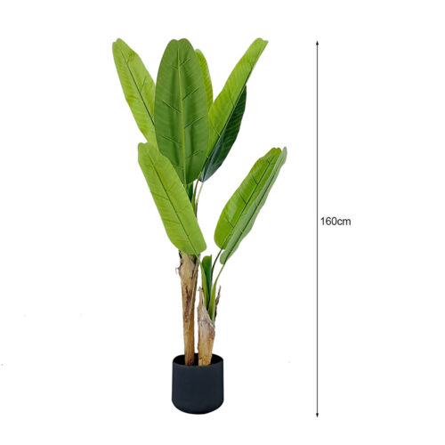 2x 160cm Banna Plant Bird of Paradise Tree Artificial Plant Home Accent Decor - Image 6
