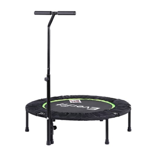 Everfit 40inch Fitness Foldable Trampoline Jumping Rebounder Home Gym Handrail - Image 3