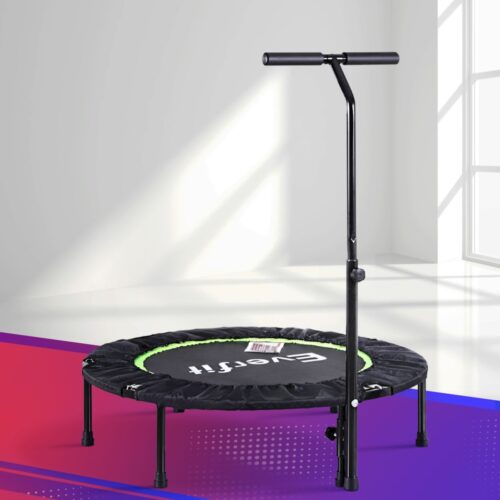 Everfit 40inch Fitness Foldable Trampoline Jumping Rebounder Home Gym Handrail - Image 7