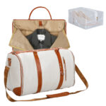 Slimbridge 5L Garment Bags 2-in-1 Hanging Suit Convertible Travel Duffel Beige