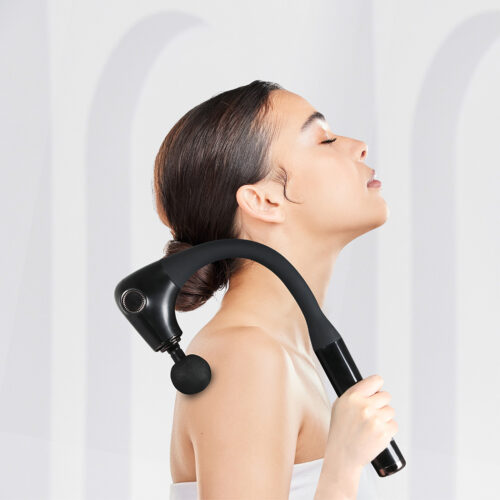 Spector Massage Gun Deep Tissue Extended Handle Percussion Massager Pain Relief Black - Image 8