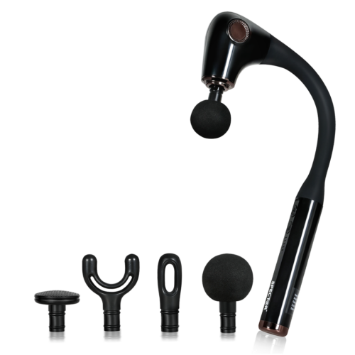 Spector Massage Gun Deep Tissue Extended Handle Percussion Massager Pain Relief Black - Image 2