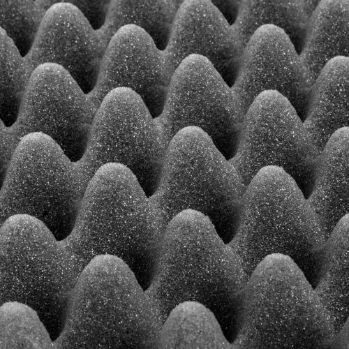 14pcs Acoustic Wall Panels Sound Absorbtion Foam Noise Wedge Tile Studio 50x50CM - Image 5