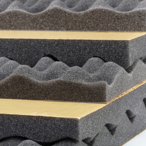14pcs Acoustic Wall Panels Sound Absorbtion Foam Noise Wedge Tile Studio 50x50CM - Image 6