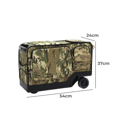 Slimbridge 20" Electric Riding Luggage Suitcase Green Colour - Image 3