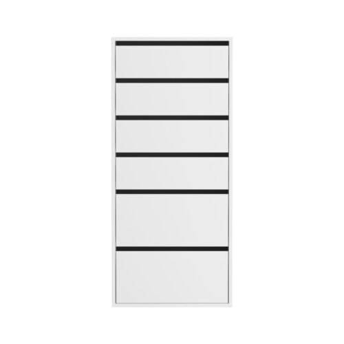 Artiss 6 Chest of Drawers Dresser Tallboy White - Image 3