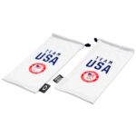 3x Oakley Team USA Olympic Paralympic US Flag White Soft Cloth Sunglasses Pouch
