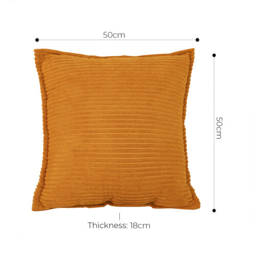 50cm Throw Pillow Mustard Wabi Sabi Arches Indoor Outdoor Kavka - Image 5