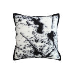 50cm Throw Pillow Black White Leopard Thick Premium Polyester Fiber