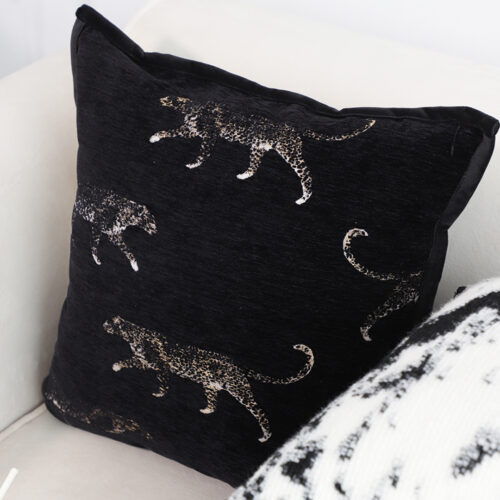 50cm Black Throw Pillow Elegant Decorative Cushion Living Room Modern Decor - Image 7
