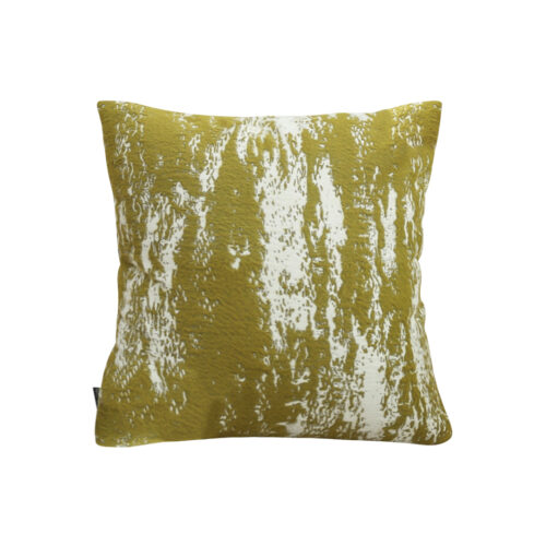 50cm Throw Pillow White Olive Green Plush Polyester Fiber Cotton
