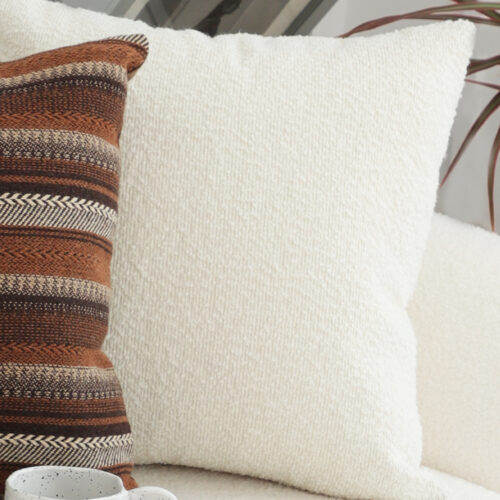 2x 50cm White Throw Pillow Premium Polyester Fiber Cotton - Image 6
