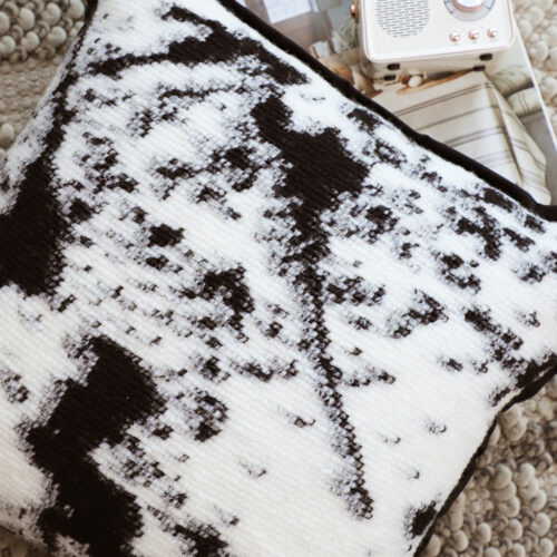 2x 50cm Throw Pillow Black White Leopard Thick Premium Polyester Fiber - Image 6