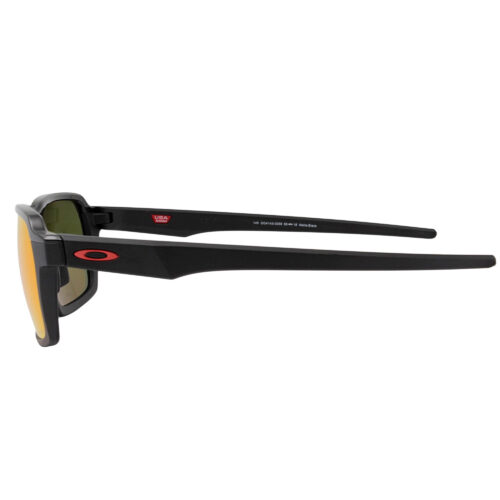 Oakley OO 4143-0358 Parlay Matte Black Prizm Ruby Iridium Lens Mens Sunglasses - Image 3