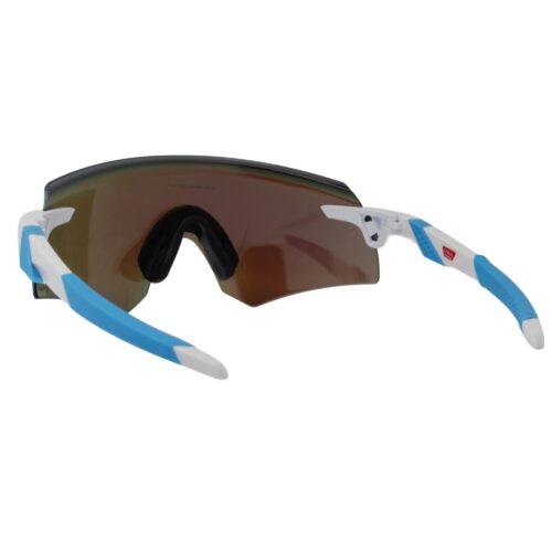 Oakley OO 9471-0536 Encoder Polished White Prizm Sapphire Mens Sports Sunglasses - Image 3