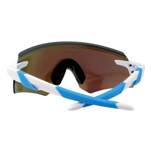 Oakley OO 9471-0536 Encoder Polished White Prizm Sapphire Mens Sports Sunglasses - Image 4