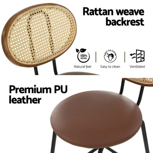 Artiss Bar Table Stools Set Dining Desk Industrial Kitchen Chairs Cafe Pub - Image 6
