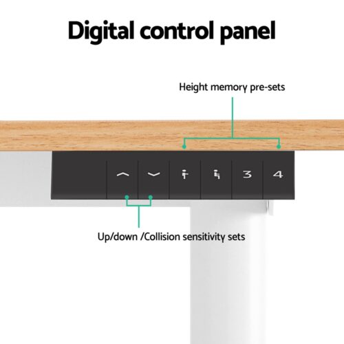 120CM Artiss Electric Standing Desk Sit Stand Desks Home Office Computer Desk - Image 5