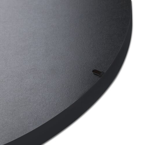 Embellir 2 Wall Mirror Makeup 80cm Home Decor Framed Mirrors Bathroom Round Black - Image 6
