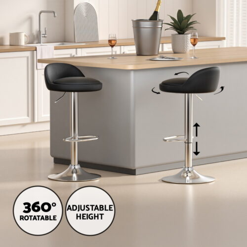 Artiss Bar Table and Stools Set Dining Desk Kitchen Chairs Cafe Pub - Image 6