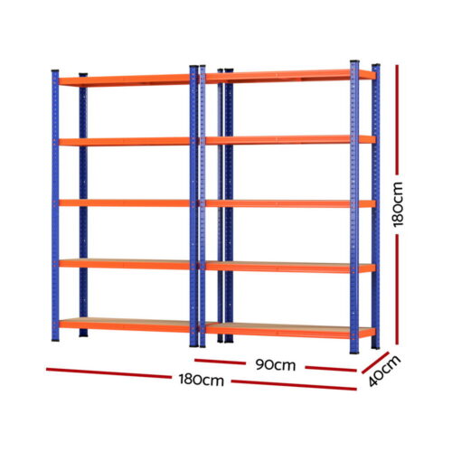 2 x 1.8M Giantz Garage Shelving Warehouse Rack - Image 2