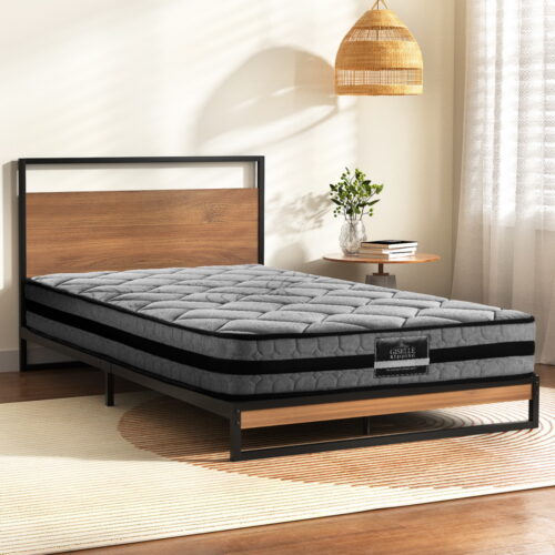 Artiss  Metal Bed Frame King Single Size Beds Platform with Mattress - Image 7