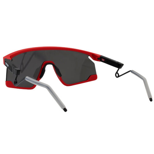Oakley OO 9237-0839 BXTR Metal Matte Redline Prizm Grey Mens Shield Sunglasses - Image 6