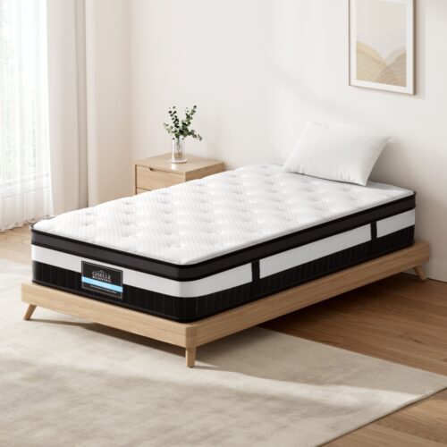 Giselle Bedding 30cm Mattress Single Size Pocket Spring Euro Top Medium Firm - Image 7