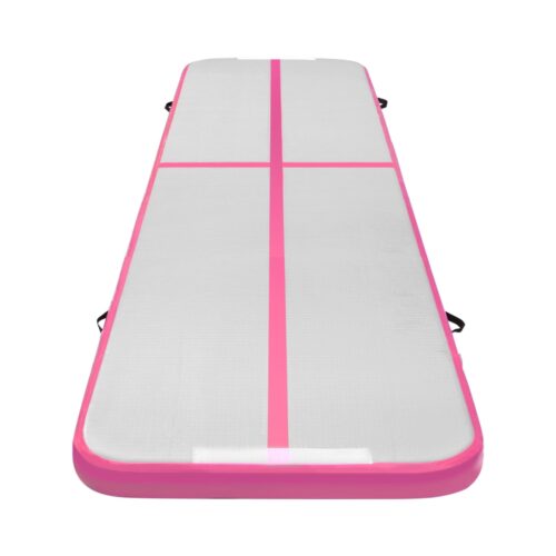 Everfit 4M Air Track Gymnastics Tumbling Exercise Cheerleading Mat Inflatable Pink - Image 3