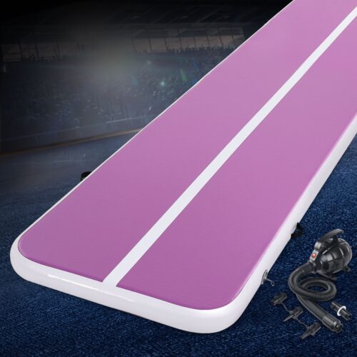 Everfit 4M Air Track Gymnastics Tumbling Exercise Yoga Mat w/ Pump Inflatable - Image 7