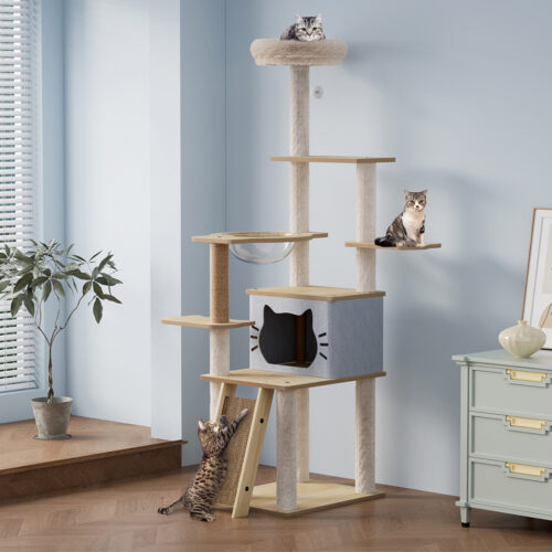 Pawz Cat Tree Tower Large Scratcher Condo House 160cm - Image 7